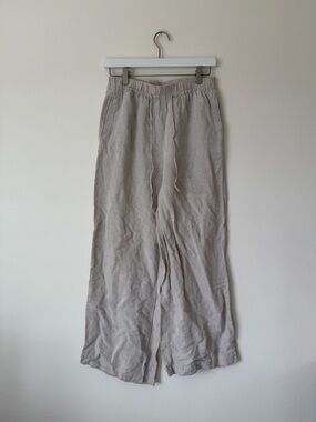 H&M Cream Linen Pants